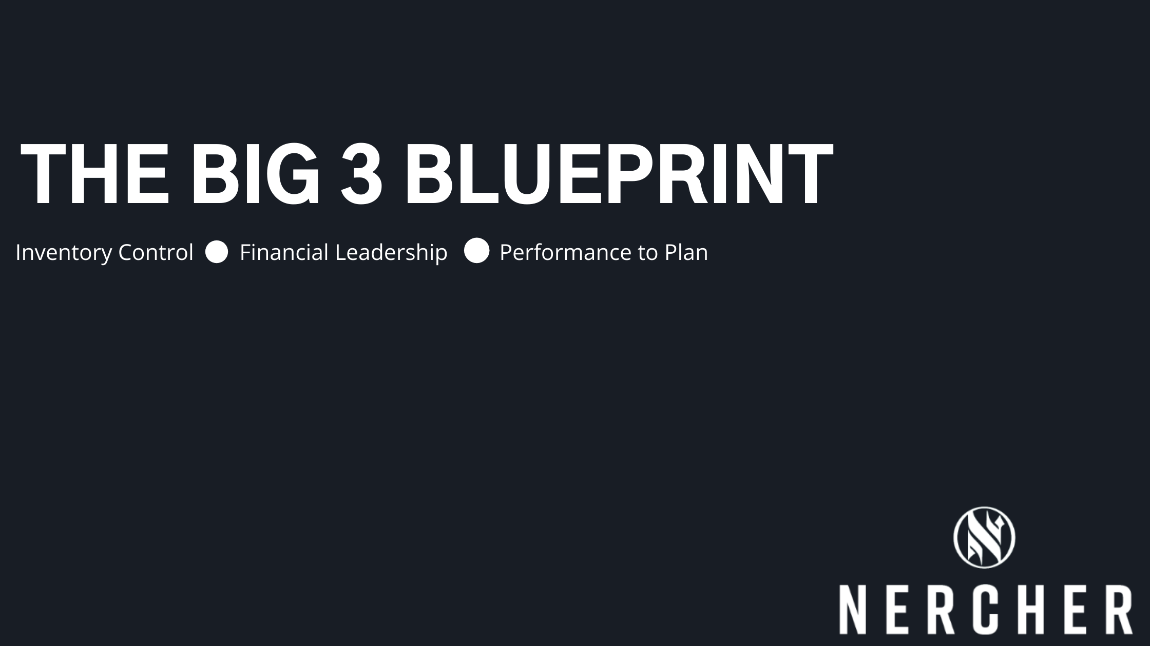 The Big 3 Blueprint: How to Set Your Small Business Up to Scale Responsibly